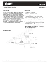 MK3732-10STR Datasheet Copertura