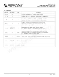 PI6C2510-133LEX Datasheet Pagina 2