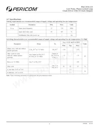 PI6C2510-133LEX Datasheet Pagina 4