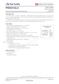 PS9551AL4-V-E3-AX Datasheet Copertura