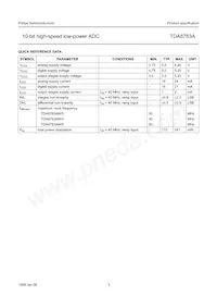 TDA8763AM/5/C5 Datasheet Pagina 3