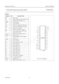 TDA8763AM/5/C5 Datasheet Pagina 5