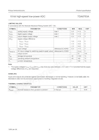 TDA8763AM/5/C5 Datasheet Pagina 6