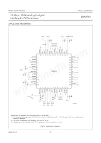 TDA8784HL/C5 Datasheet Page 21