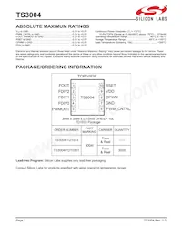 TS3004ITD1033T Datasheet Pagina 2