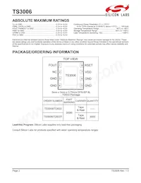 TS3006ITD833T Datasheet Pagina 2