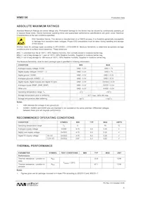 WM8196SCDS/V Datasheet Pagina 5