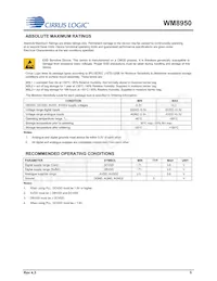 WM8950CGEFL/RV Datenblatt Seite 5