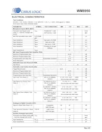 WM8950CGEFL/RV Datenblatt Seite 6