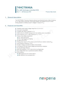 74HCT9046APW Datasheet Copertura