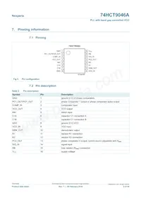 74HCT9046APW Datasheet Pagina 5