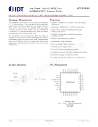 83940BYLFT Datasheet Copertura