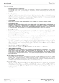 BD37522FS-E2 Datasheet Page 23