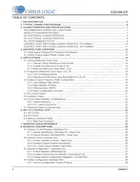 CS2100CP-EZZ Datasheet Pagina 2