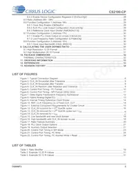 CS2100CP-EZZ Datasheet Pagina 3