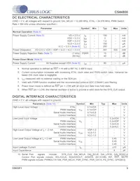 CS44800-CQZ/B數據表 頁面 9