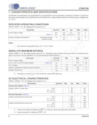 CS8415A-CSZ Datasheet Page 6