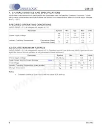 CS8416-DNZR Datasheet Page 6