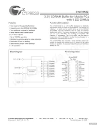 CY2310ANZPVXC-1T Datenblatt Cover