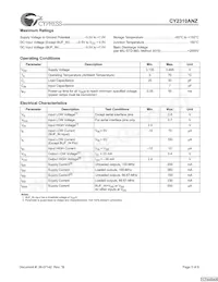 CY2310ANZPVXC-1T數據表 頁面 3