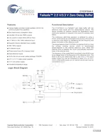 CY23FS04ZXI-3T數據表 封面