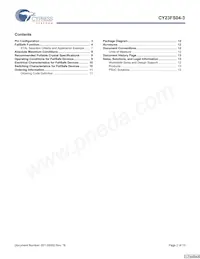 CY23FS04ZXI-3T Datasheet Pagina 2