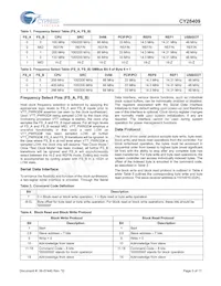 CY28409ZXCT Datasheet Pagina 3