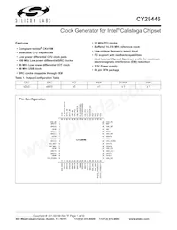 CY28446LFXCT Datenblatt Cover