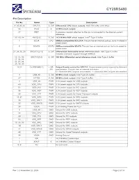 CY28RS480ZXCT數據表 頁面 2