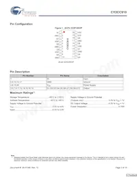 CY2CC910OXI-1T Datasheet Pagina 2