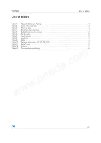 E-TDA7342NTR Datasheet Page 3
