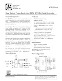 ICS1524AMT數據表 封面