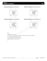 ICS181MI-01T Datasheet Pagina 6