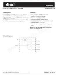 ICS2304NZGI-1T Datenblatt Cover