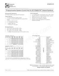 ICS951413CGLFT Datenblatt Cover