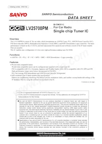 LV25700PM-TBM-E數據表 封面