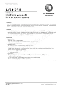 LV3319PM-V147-NE Datasheet Cover