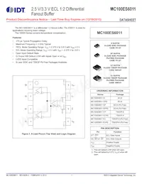 MC100ES6011EJR2 Datasheet Copertura