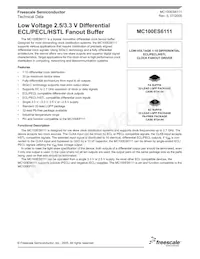 MC100ES6111AC Datasheet Copertura