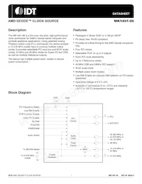 MK1491-06RILFTR Datasheet Copertura