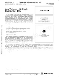 MPC942PFA Datenblatt Cover