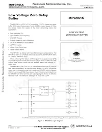 MPC961CFA Datenblatt Cover