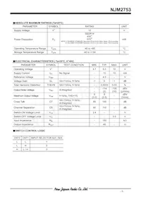 NJM2753V-TE1 Datasheet Pagina 3