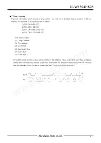 NJW1508V-TE1 Datasheet Pagina 5