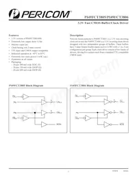 PI49FCT3805BHEX Datenblatt Cover