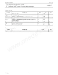 SA8027DH Datasheet Pagina 5