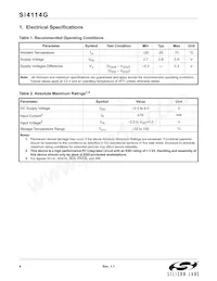 SI4114G-B-GM Datasheet Pagina 4