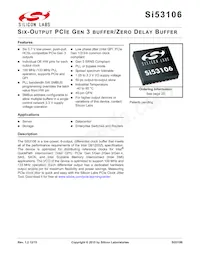 SI53106-A01AGMR Datasheet Copertura