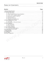 SI53106-A01AGMR Datasheet Pagina 3