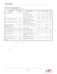 SI53106-A01AGMR Datasheet Pagina 6